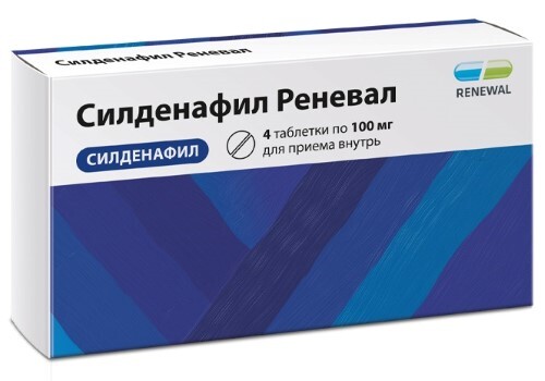 Силденафил Реневал цена от 150 руб, Силденафил Реневал купить.