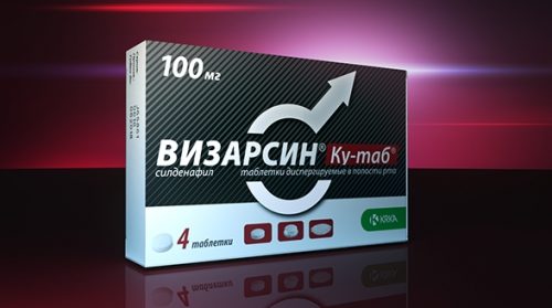 Визарсин инструкция по применению, отзывы мужчин