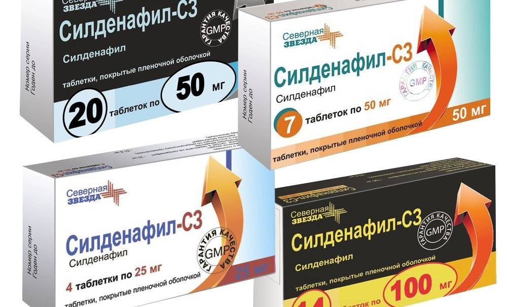 Силденафил инструкция по применению, цена, отзывы и аналоги.