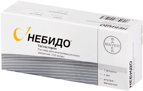 НЕБИДО инжекционен разтвор 250 мг/мл 4 мл * 1