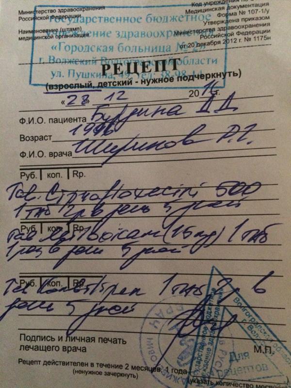 Рецепт на русском и на латинском, новые правила выписки.