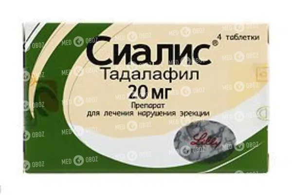Сиалис - официальная инструкция по применению, аналоги, цена.