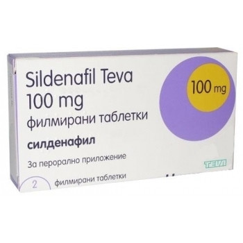 СИЛДЕНАФИЛ САНДОЗ табл. 100 мг. * 4 SILDENAFIL SANDOZ tabl. 100 mg.