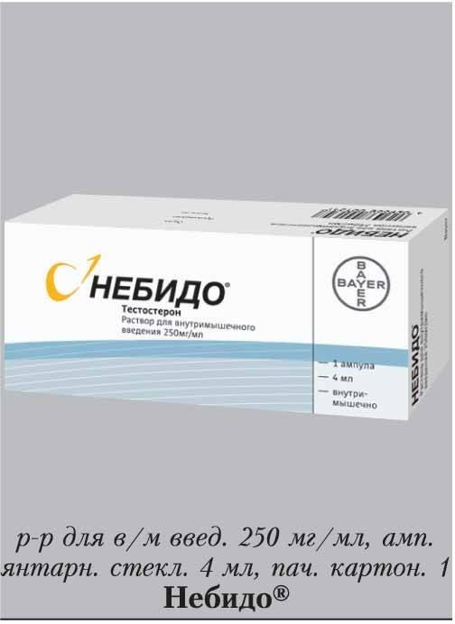 НЕБИДО инструкция по применению, описание лекарственного препарата.