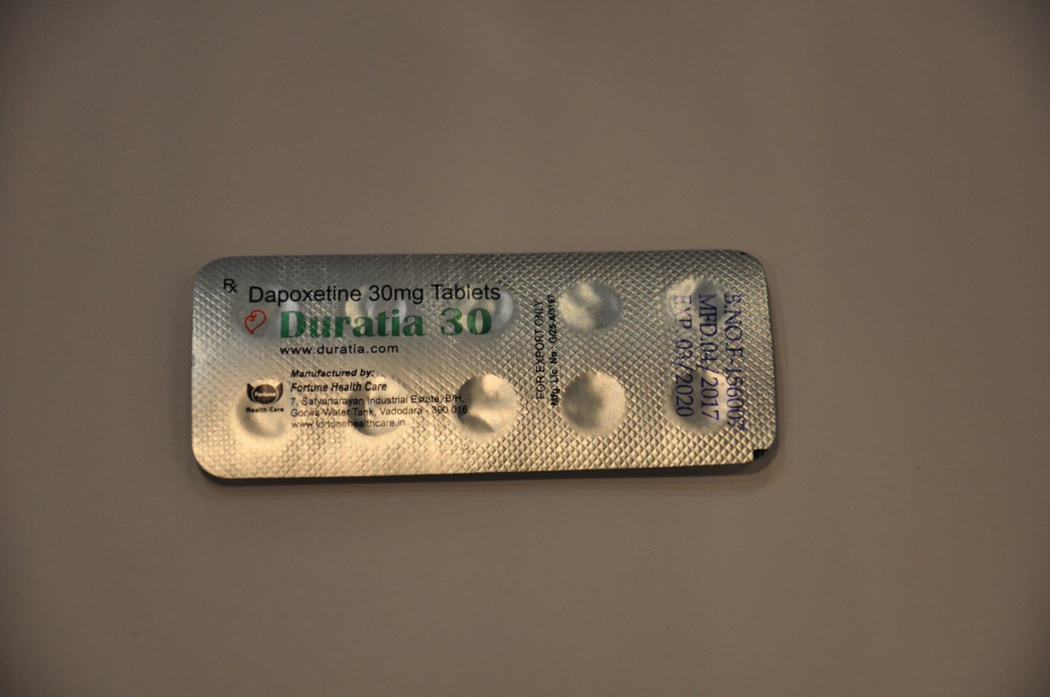 Дапоксетин 30, 60, 90 mg - инструкции за покупка Инструкции.