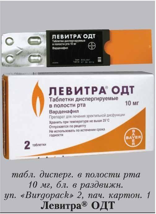 ЛЕВИТРА інструкція, відгуки, аналоги, ціна в аптеках